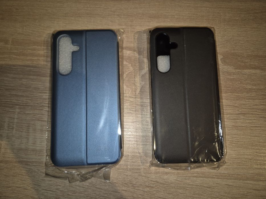 Zestaw/Komplet 2x Etui Samsung Galaxy S24 FE czarny i niebieski