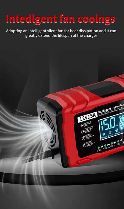 Зарядное 15А для LifePo4 12V с десульфатацией импульсное аккумулятор