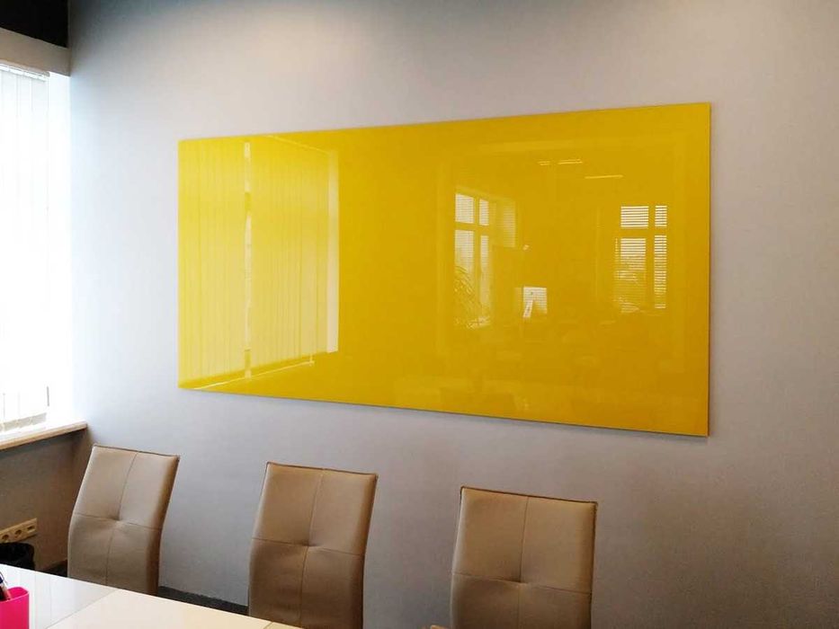 Скляна маркерна магнітна дошка будь-якого розміру та кольору