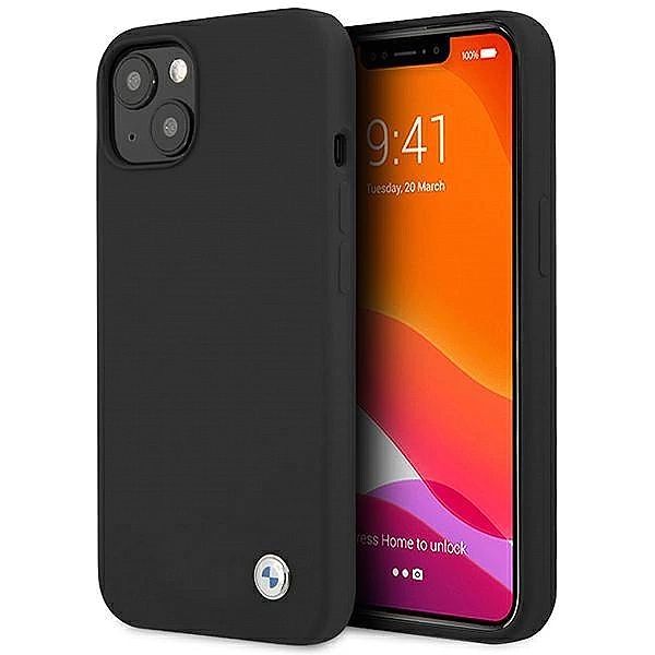 Etui BMW Silicone Signature na iPhone 13 mini - czarne