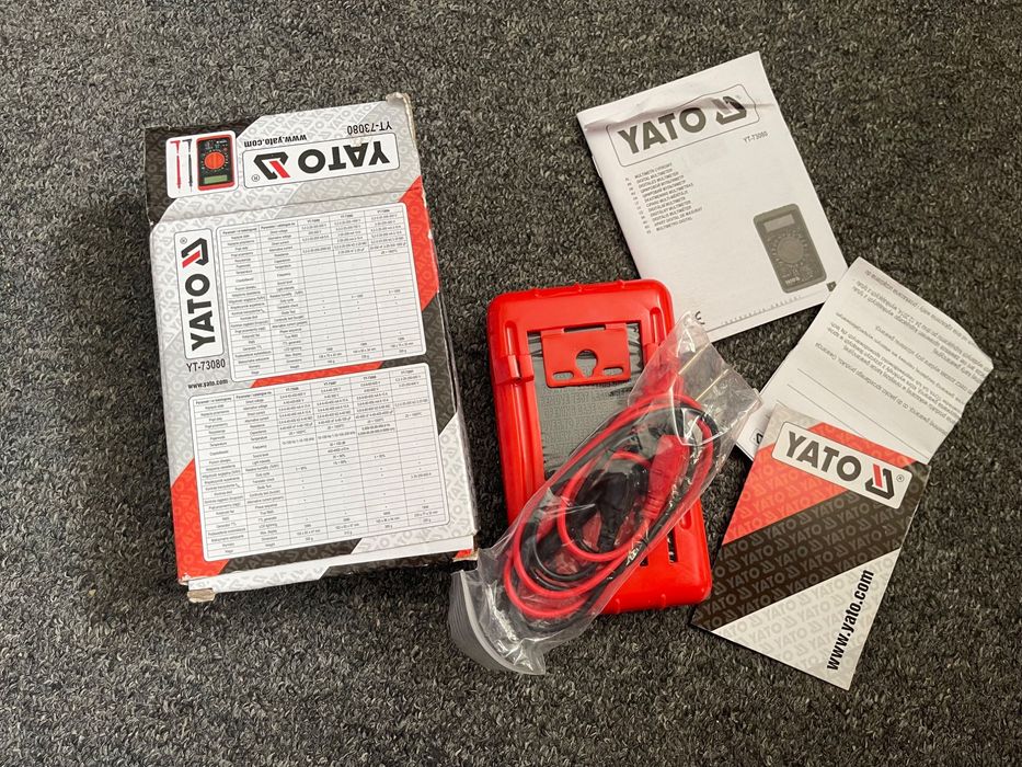 Новый цифровой мультиметр YATO YT-73080 тестер (в упаковке)