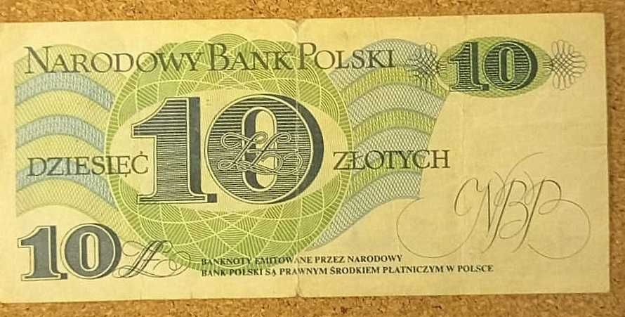 Banknot 10 zł 1982 rok - Seria H