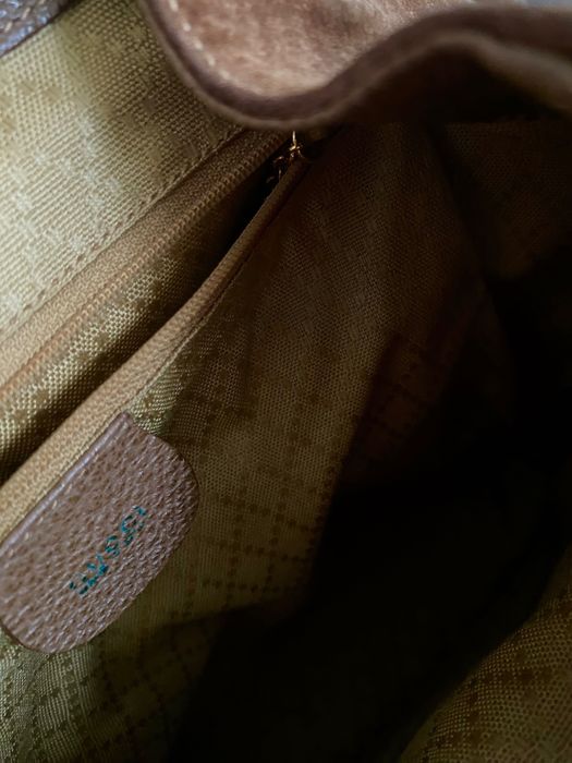 Vintage Gucci plecak zamszowy