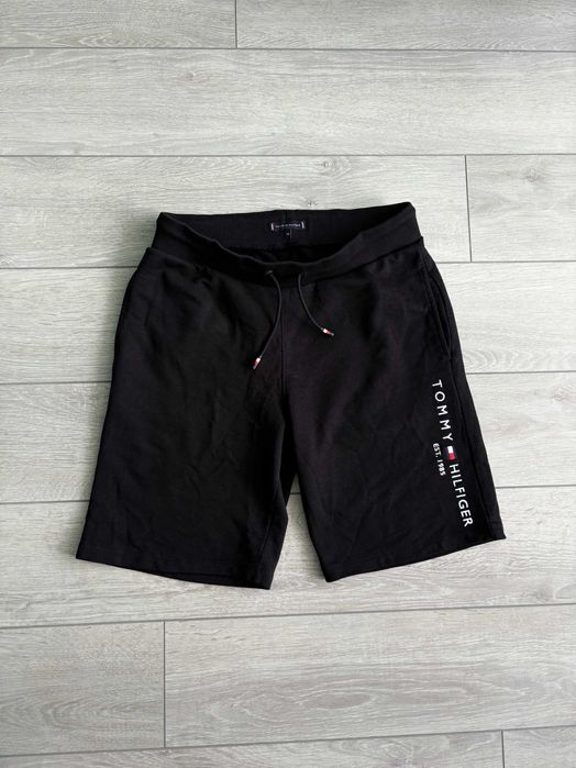 Чорні Чоловічі Шорти Томмі Хілфігер Tommy Hilfiger Black Size S С Розмір Черные Мужские Шорты Оригінал