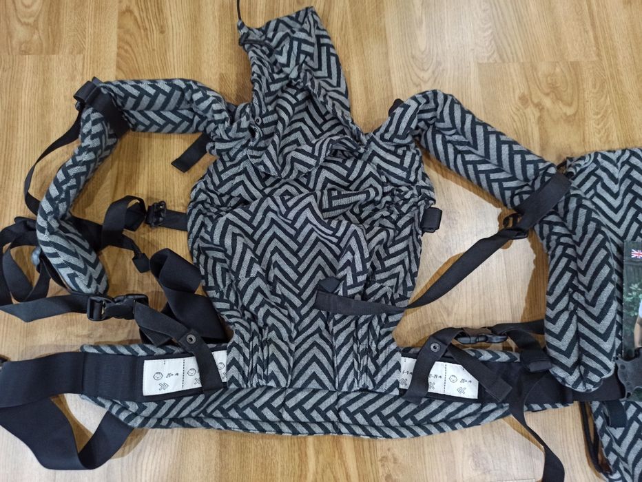 Mochila porta bebés Little frog prime carrier v2 - mistura linho