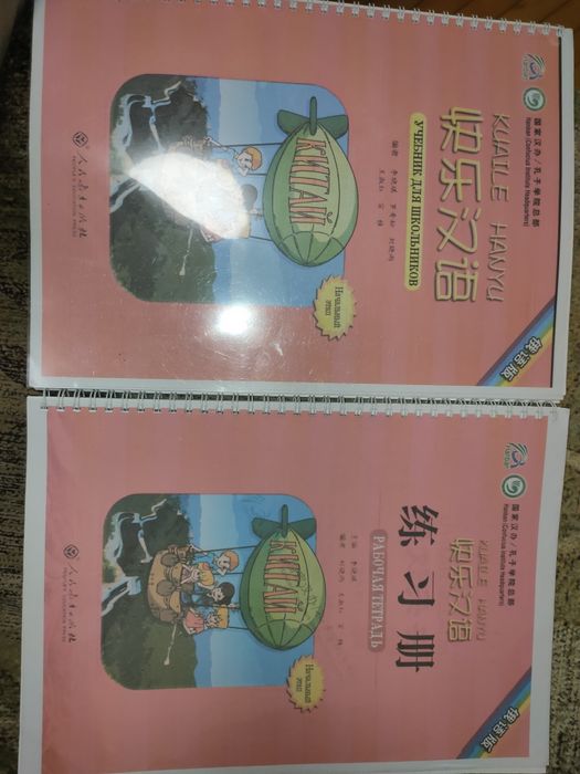 Підручник та робочий зошит для школярів з китайської мови