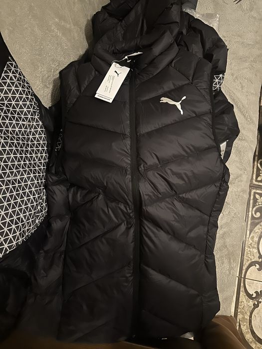 Пух. Оригінал. Жилетка Puma. Жилетка пухова пума. Оригинал