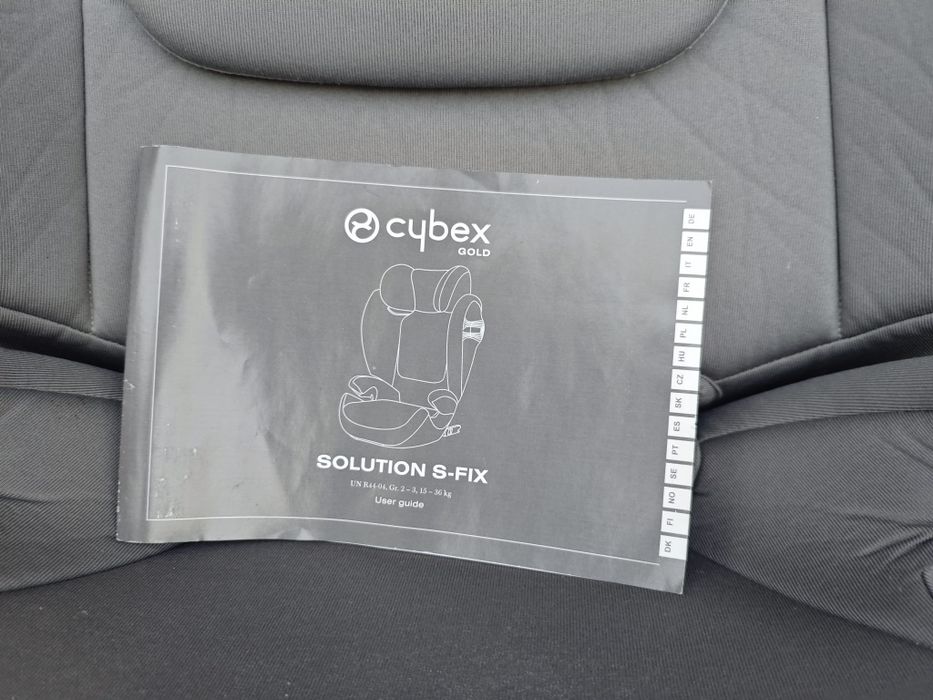 Cadeira Auto Cybex Solution S-Fix (Grupo 2/3) - Impecável!