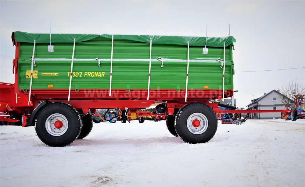 Przyczepa Pronar dwuosiowa T653/2 6t PT606 PT608 jedno osiowa tandem