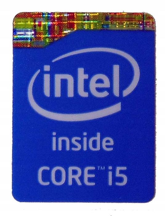 Naklejka Intel Core i5