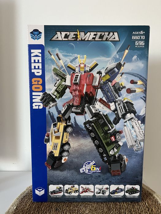 Конструктор трансформер 6в1 Військова техніка