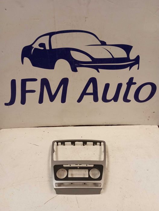 Moldura Painel Rádio 2DIN Skoda Octavia 2 (2004-2013)