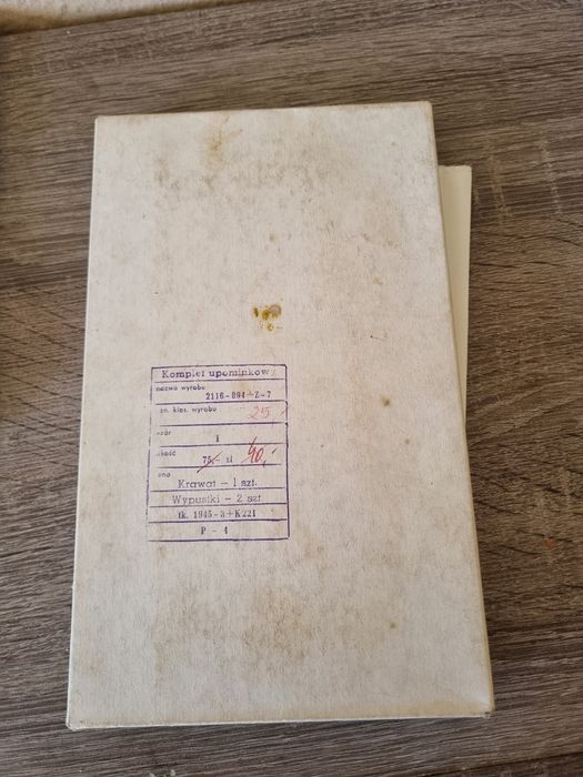 Retro Komplet upominkowy poszetki