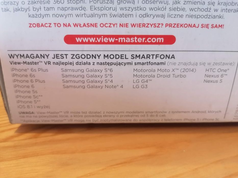 Gogle View Master VR