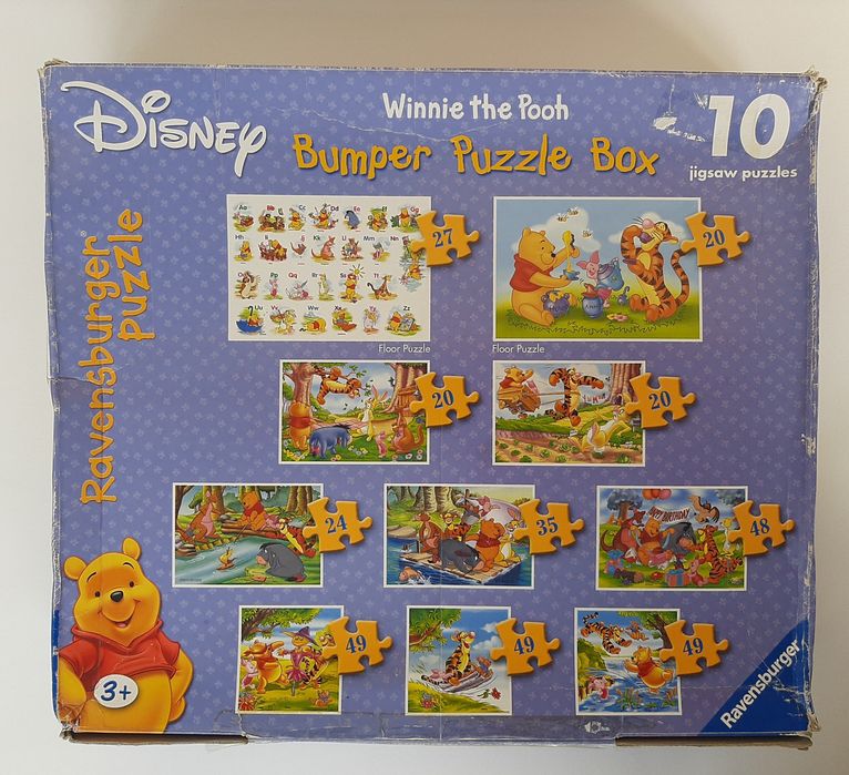 Ravensburger Великий набір 10пазлів Дисней ВінніПух Disney Winnie Pooh