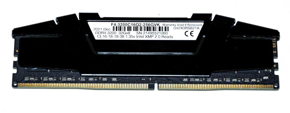 RAM G.Skill Ripjaws V 32GB DDR4 3200MHz CL16 1.35V