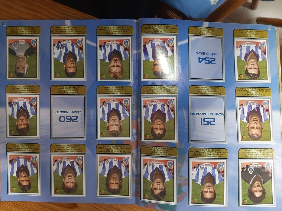 Caderneta Futebol, Época 2002-2003 Panini