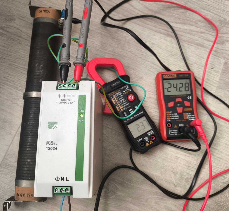 zasilacz 24V 5 A na szynę DIN 24V-30V reg bytom przetestowany