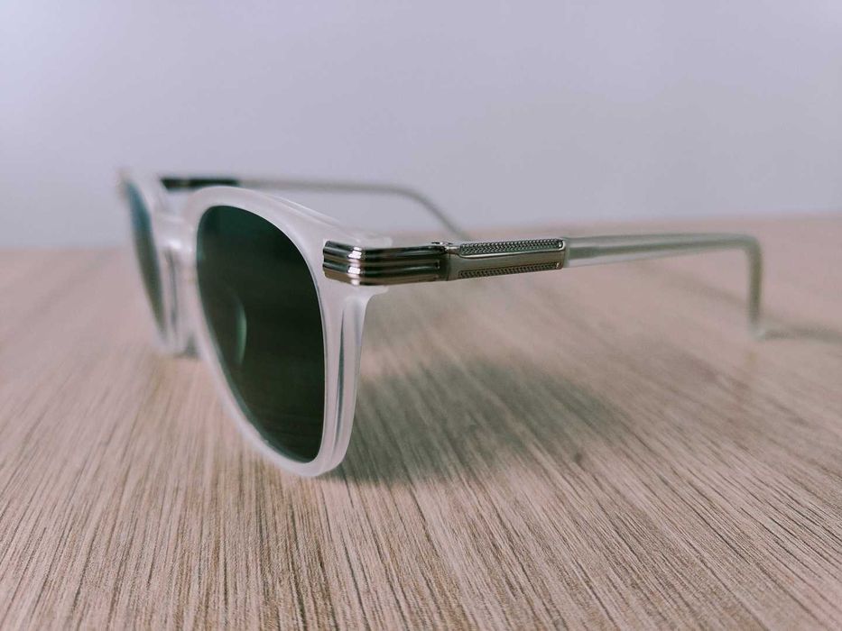 Okulary przeciwsłoneczne | Zielone szkiełka | Matowe oprawki