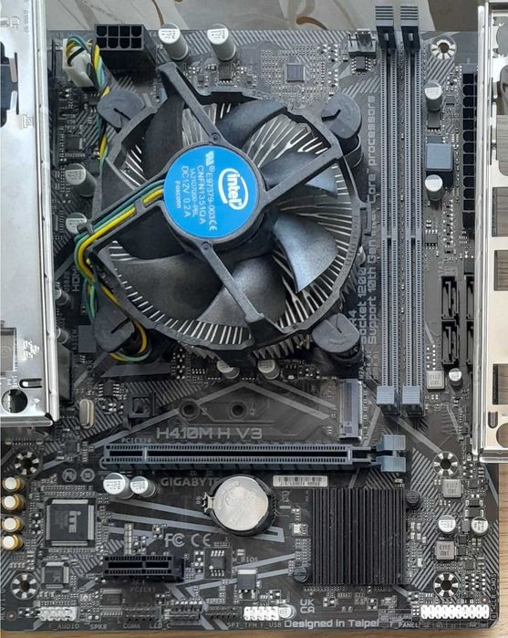 LGA 1200 PRO GIGABYTE H410M H V3, PENTIUM G6405, ОХОЛОДЖЕННЯ