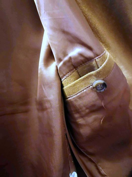 Casaco homem em pele genuína Sisley