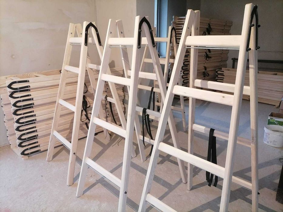 Будівельна драбина стремянка малярна дерев'яна 1,55м