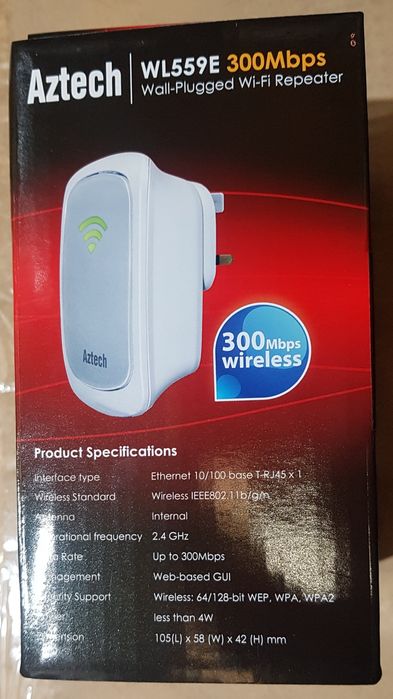 Repetidor wi-fi 300mbps