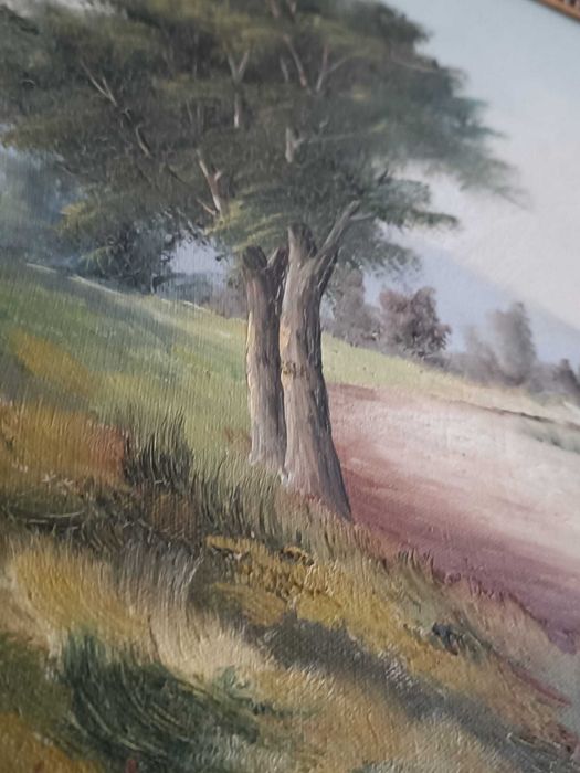 Pintura a Óleo - Paisagem - H. Oliveira