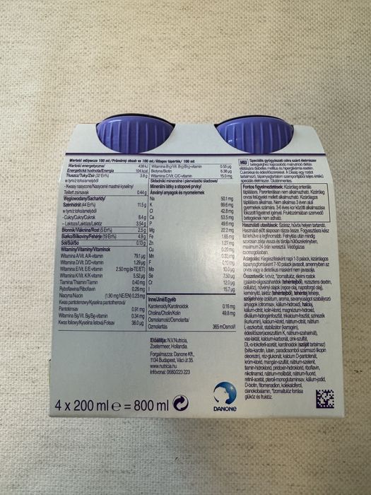Nutricia Diasip WANILIA – Zestaw 8szt. (Dla diabetyka)