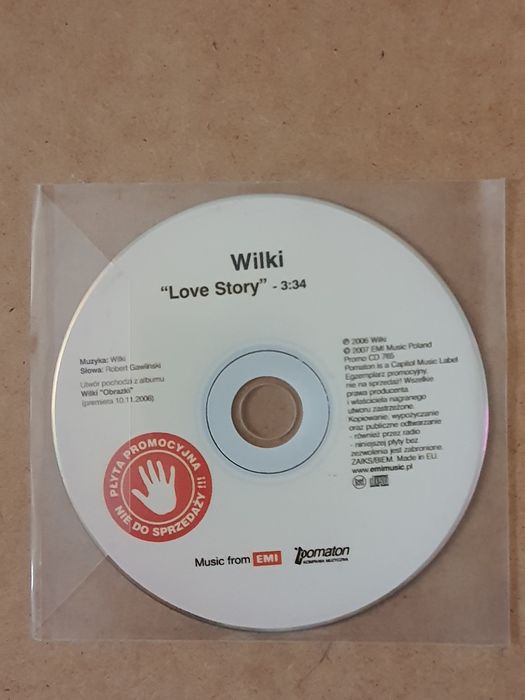 WILKI Love Story CD promo