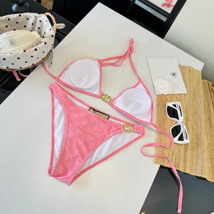 Strój kąpielowy Gucci Różowe Bikini