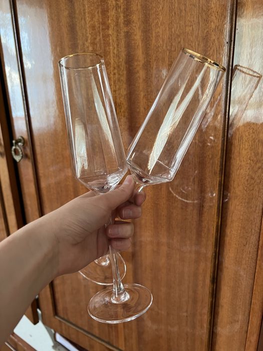 Весільні бокали, святкові келихи, бокали для шампанського
