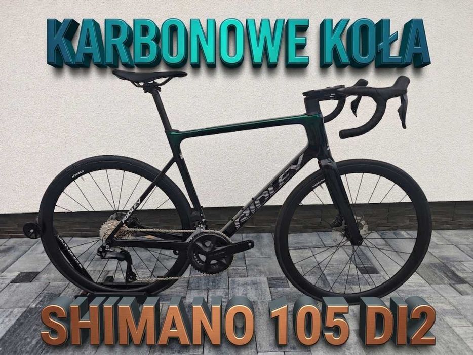 Ridley Falcn Shimano 105 Di2 Karbonowe koła Karbon Rower szosowy
