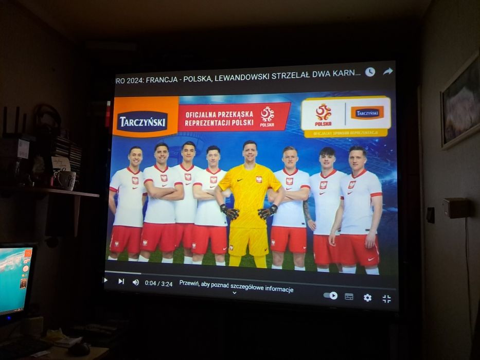 Projektor Epson EB-X6 pilot kable torba