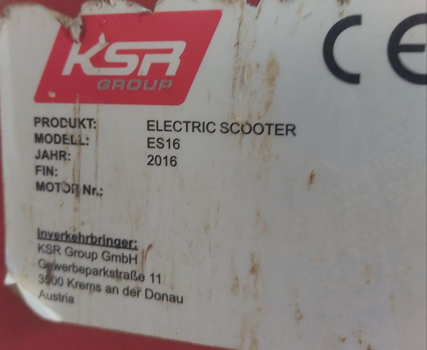 Електричний скутер FALCON ES16 500W