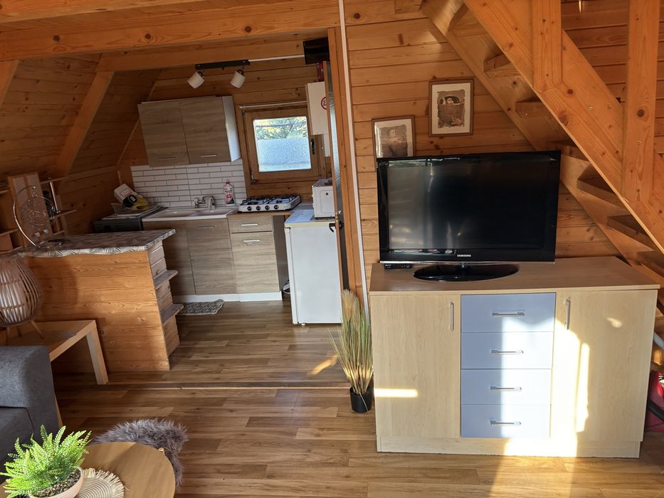 Domek, dzialka ogrodzona,blisko jeziora