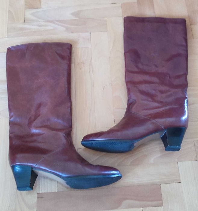 Kozaki damskie skórzane - Salamander