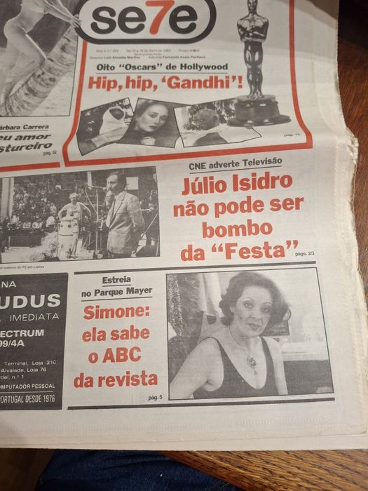 Simone oliveira parque mayer teatro revista 1983