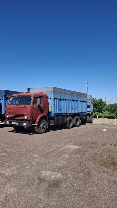 Камаз 53212 с прицепом.