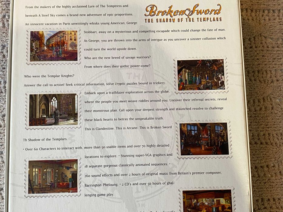 Broken Sword 1 PC BOX