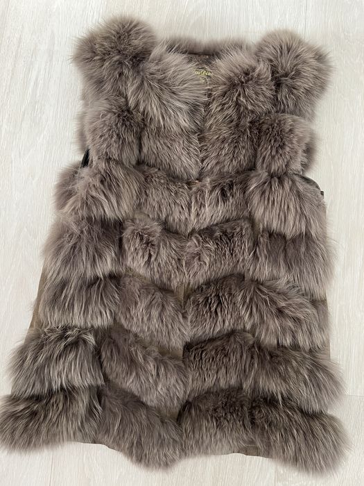 Жилетка песцова натуральна