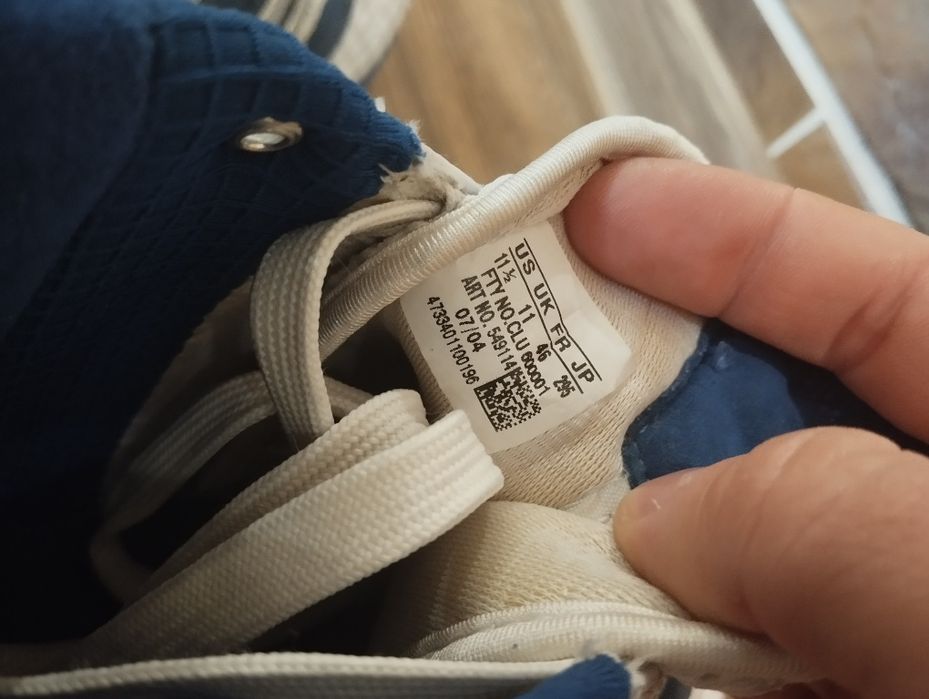 Вінтажні чоловічі кросівки Adidas Kevin Garnett Basketball 46 розмір