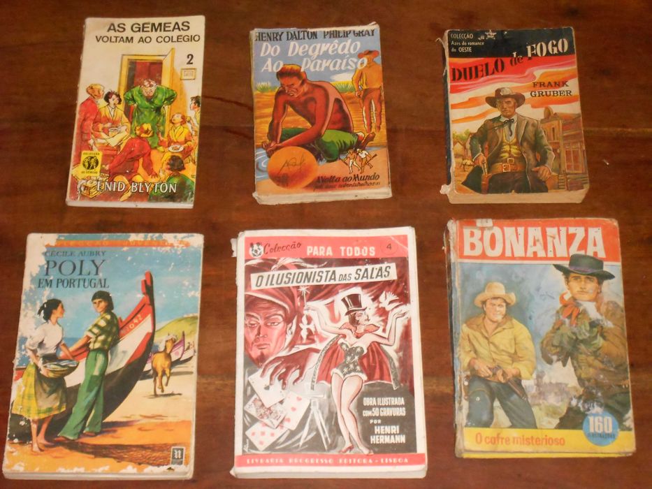 Livros diversos coleccoes juvenis antigas