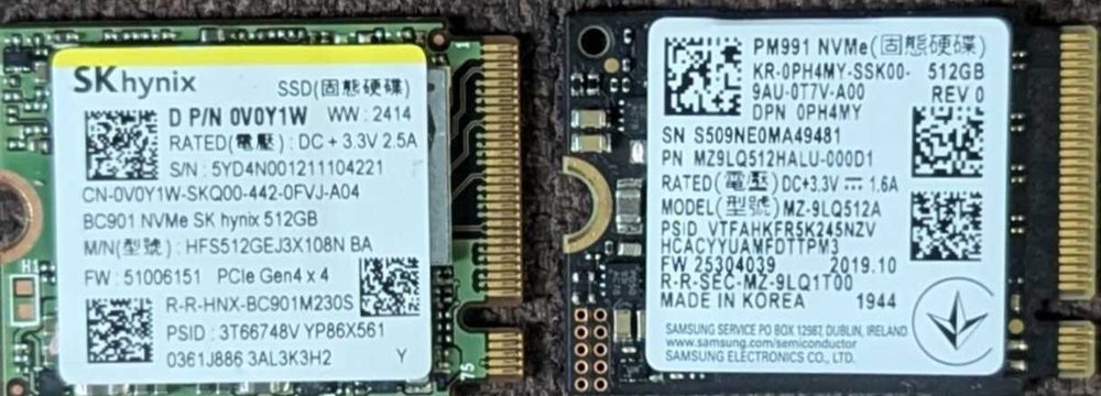 SSD М2 Nvme-Sata3 256-512-1-2TB