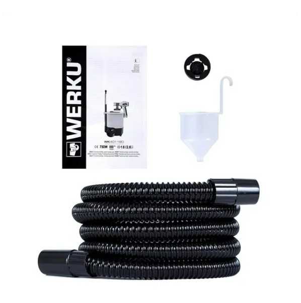 Pistola de pintura por sucção com capacidade de 800 ml e motor de 750w