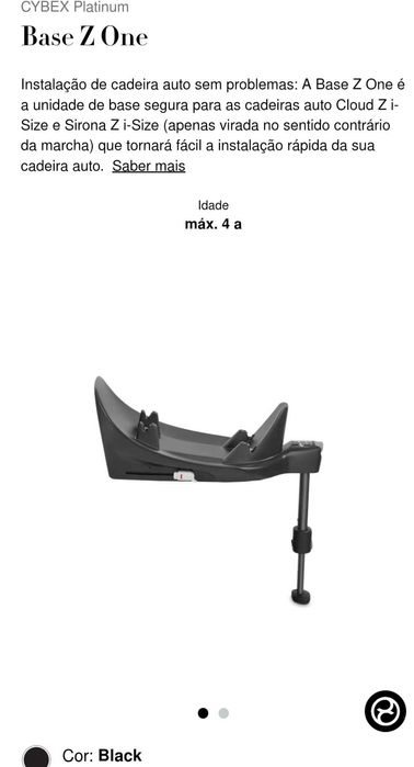 Vendo carrinho, babycoque e base isofix com adaptadores - cybex