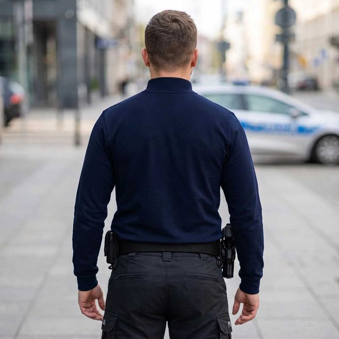 Półgolf policyjny granatowy