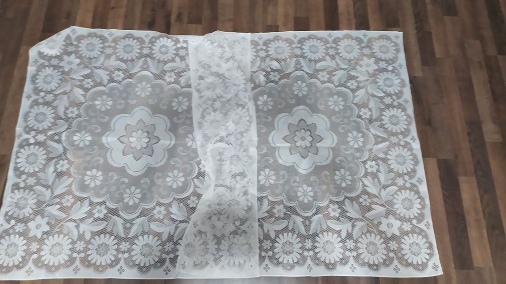 Скатерть Кружевная тюль 2шт