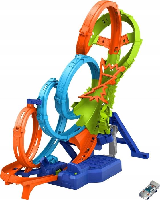 Hot Wheels poczwórna pętla