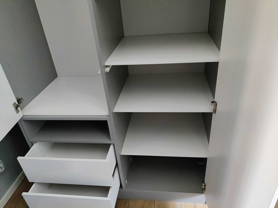 Szafa Mode White Grey Meblik